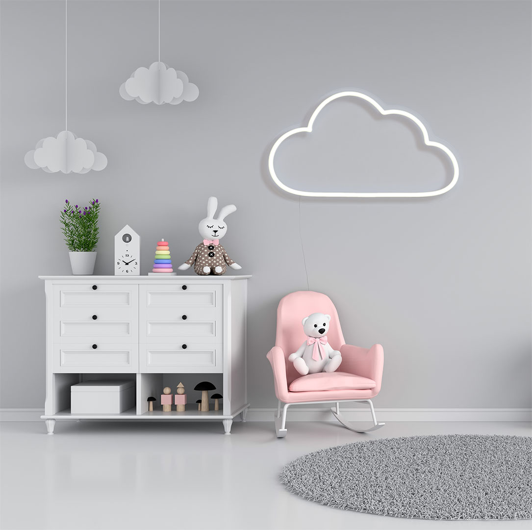 Cloud sign for Kids Room