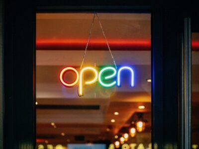 Open Sign Retail Shop