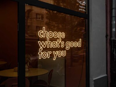 Choose what's good for you