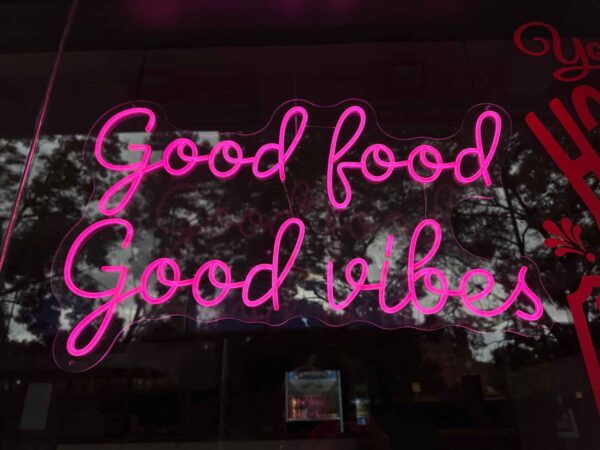 Good Food Good Vibes LED Neon Sign